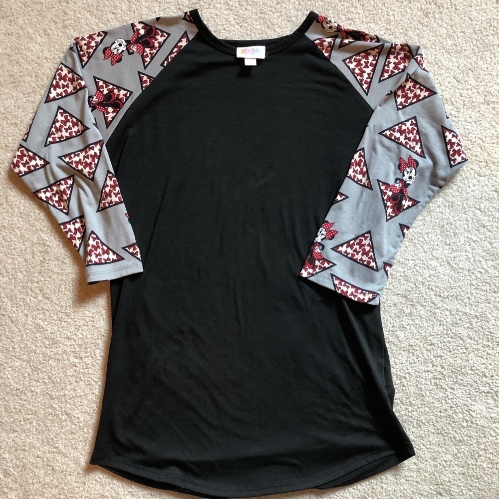 Minnie Mouse Lularoe tip black size S